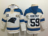 Nike Carolina Panthers #59 Luke Kuechly White Super Bowl 50 Sawyer Hooded Sweatshirt NFL Hoodie,baseball caps,new era cap wholesale,wholesale hats